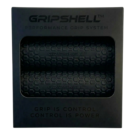 GripShell black anti-slip gym grip for dumbbells and barbells UK